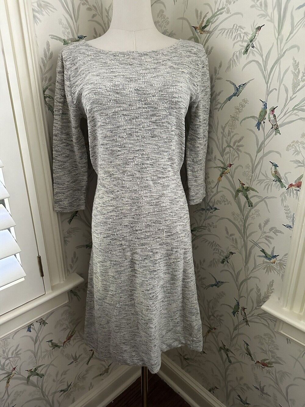 Anthropologie t.la Long Sleeve Knit Sweater Midi Becky Dress Size XS